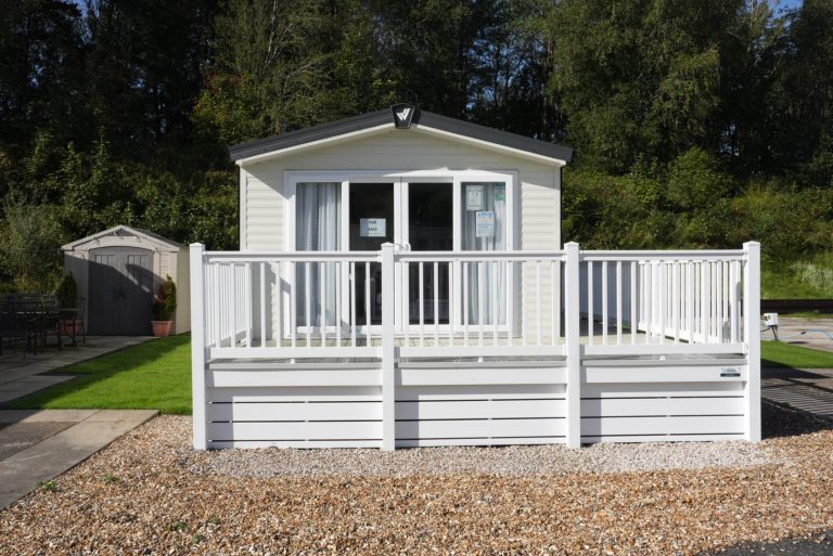 2024 2 bed caravan with extensive deck